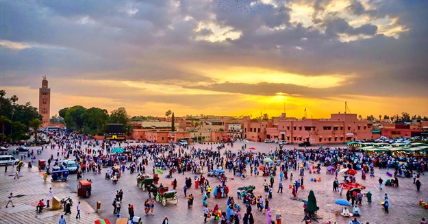 puesta-de-sol-en-marrakech