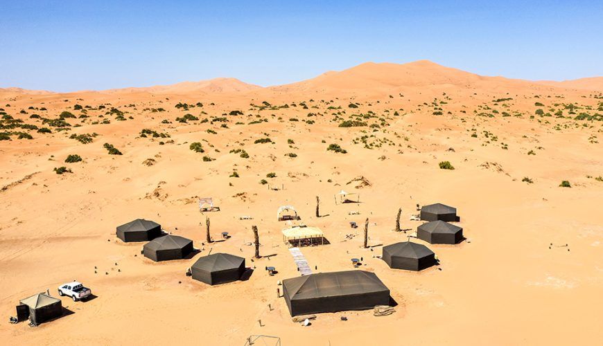 Riad Madu Merzouga a los pies de las dunas del Sahara.