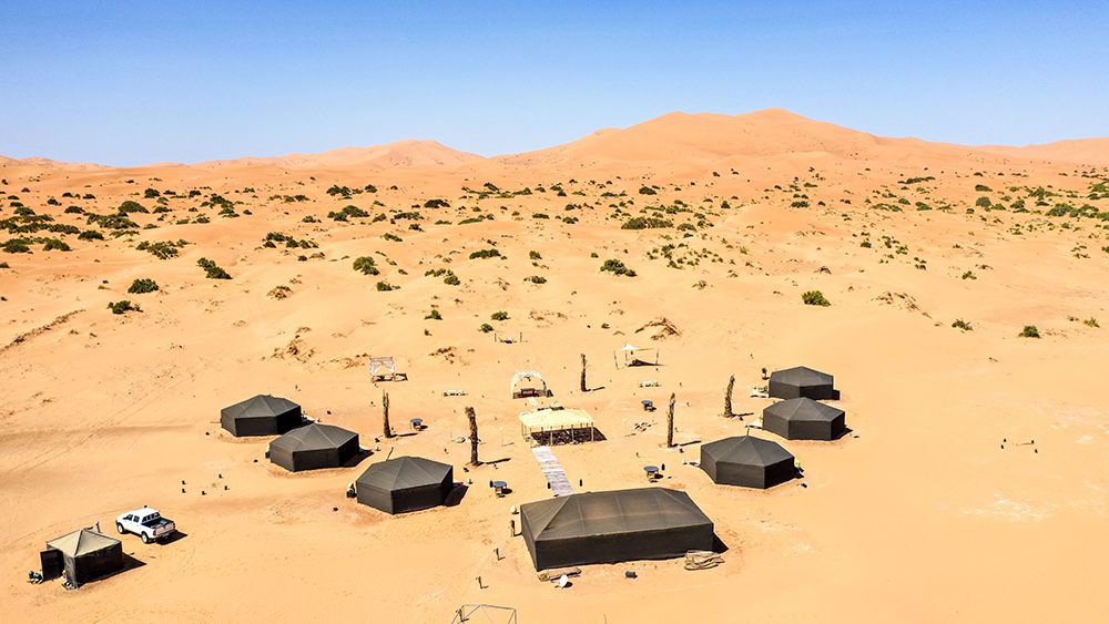Riad Madu Merzouga a los pies de las dunas del Sahara.