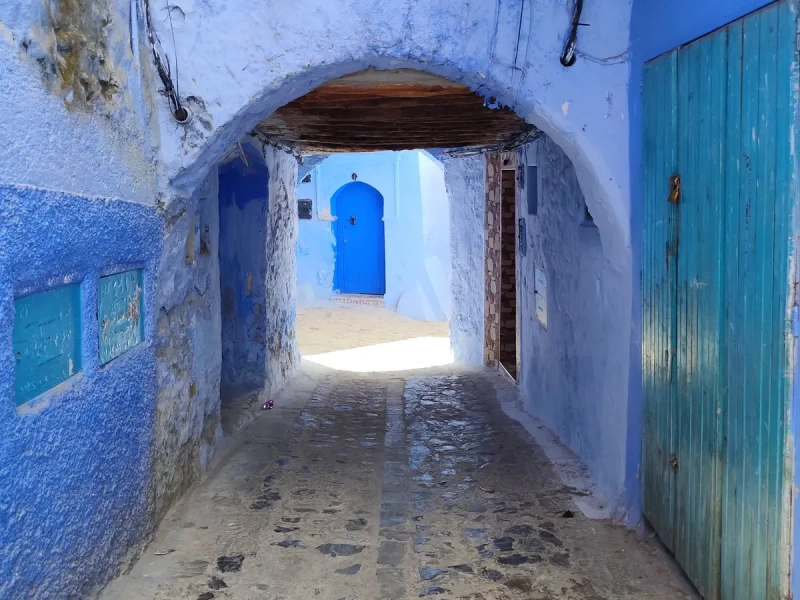Callejón azul de Chefchaouen